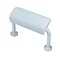 Bristan - Back Rest Rail and Pad - White Aluminium - BRPAD-W Large Image