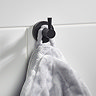 Bristan Black Round Robe Hook  Profile Large Image