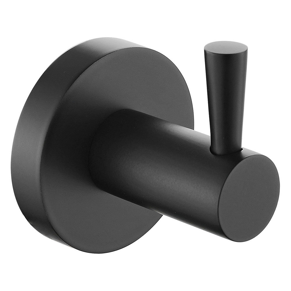 Bristan Black Round Robe Hook