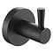 Bristan Black Round Robe Hook Large Image