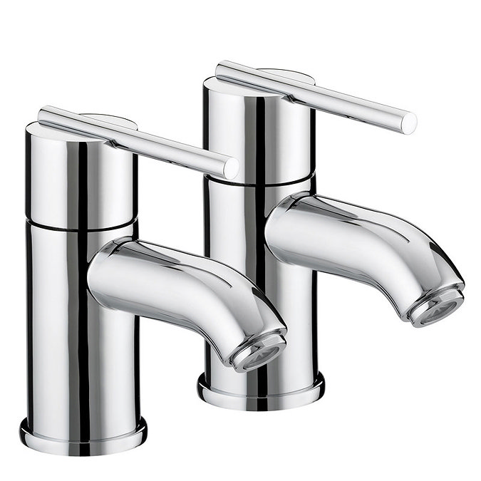 Bristan Blade Contemporary Basin Taps - Chrome - BL-1/2-C Large Image