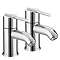 Bristan Blade Contemporary Basin Taps - Chrome - BL-1/2-C Large Image