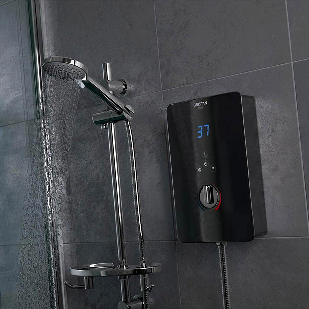 Bristan Bliss 10.5KW Electric Shower Black at Victorian Plumbing UK