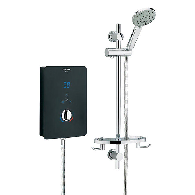 Bristan Bliss 10.5KW Electric Shower Black Large Image