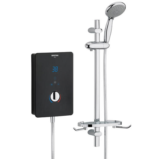 Bristan - Bliss Electric Shower - Black - Available in 8.5, 9.5 or 10.5KW Large Image