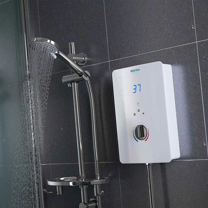 Bristan Bliss Electric Shower White  Profile Large Image