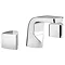 Bristan Bright 3 Hole Basin Mixer with Clicker Waste Large Image