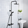 Bristan Buzz Bar Shower Mixer with Rigid Riser Kit - Black
