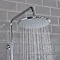 Bristan Buzz2 Cool Touch Bar Shower Mixer with Rigid Riser Kit - Chrome - BUZ2-SHXDIVCTFF-C  Feature Large Image