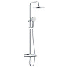 Bristan Buzz2 Cool Touch Bar Shower Mixer with Rigid Riser Kit - Chrome - BUZ2-SHXDIVCTFF-C Large Im
