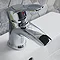 Bristan Capri Contemporary Basin Mixer with Pop-Up Waste - Chrome - CAP-BAS-C  Profile Large Image