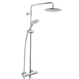 Bristan Carre Exposed Fixed Head Bar Shower with Diverter + Kit Medium Image