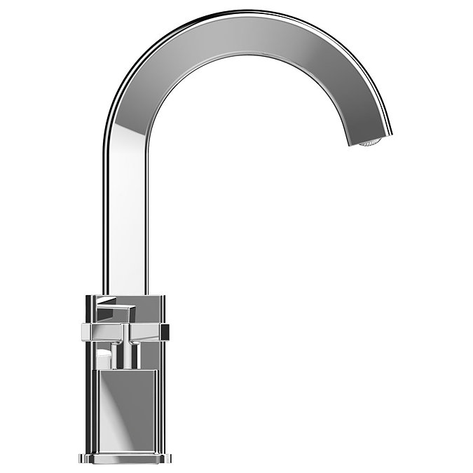 Bristan Cascade 3 Hole Basin Mixer with Clicker Waste Profile Large Image