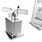 Bristan Cascade 3 Hole Basin Mixer with Clicker Waste Feature Large Image