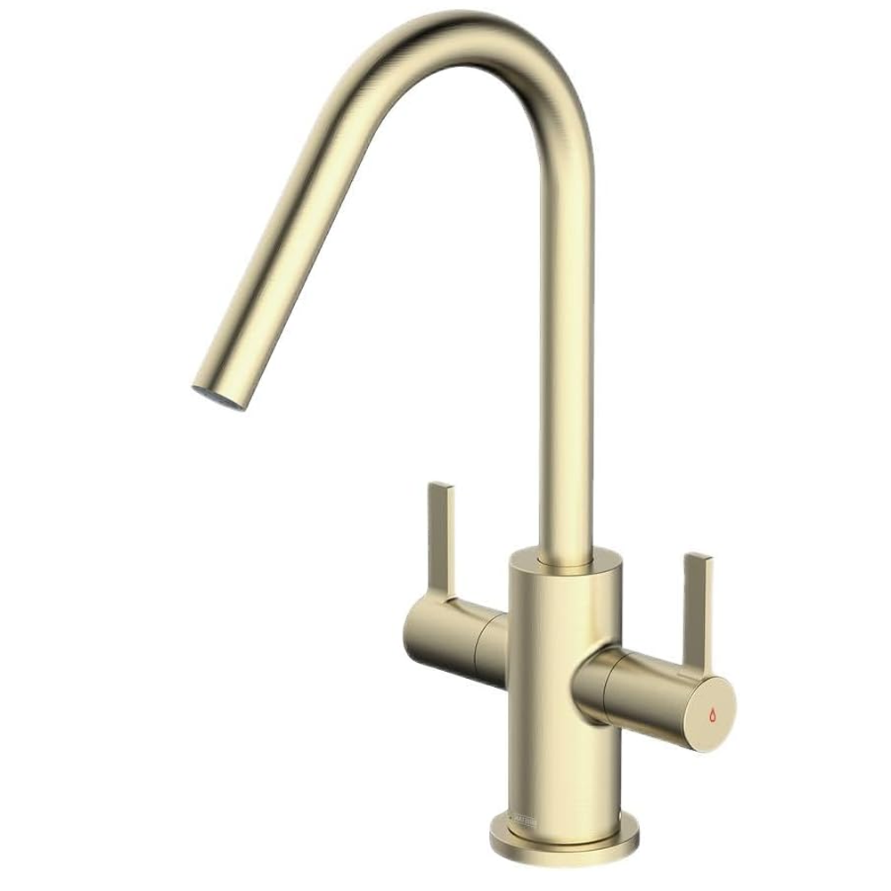 Bristan Cashew EasyFit Sink Mixer - Brushed Brass