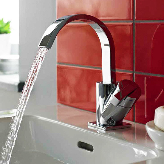 Bristan Chill Contemporary Basin Mixer Tap - Chrome - CL-BASNW-C Profile Large Image