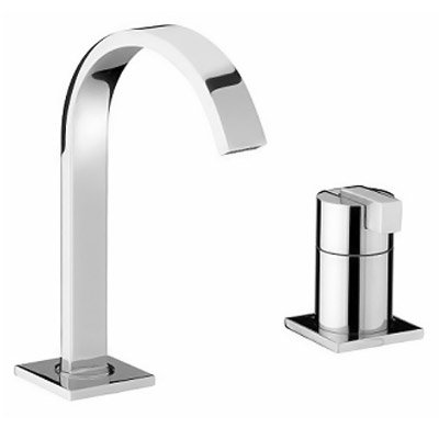 Bristan Chill Contemporary 2 Hole Basin Mixer - Chrome - CL-2HBAS-C Large Image