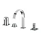 Bristan Chill Contemporary 4 Hole Bath Shower Mixer - Chrome - CL-4HBSM-C Large Image