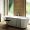 Bristan Chill Contemporary Floor Mounted Bath Filler - Chrome - CL-FMBF-C Profile Large Image