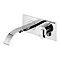 Bristan Chill Contemporary Wall Mounted Bath Filler - Chrome - CL-WMBF-C Large Image