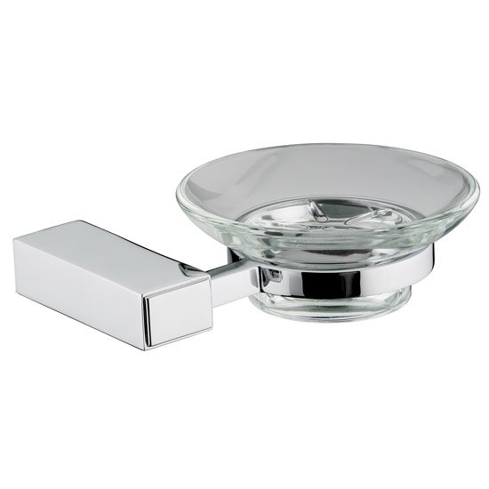Bristan - Chill Wall Mounted Glass Soap Dish - CL-DISH-C Large Image