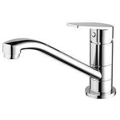 Bristan Java Single Lever Kitchen Mixer Tap - Chrome, Easyfit Swivel Spout, Ceramic Disc, For Low/High Pressure
