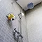 Bristan Claret Thermostatic Exposed Bar Shower with Rigid Riser - CLR-SHXDIVFF-C Profile Large Imag