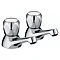 Bristan - Club Bath Taps - Chrome with Metal Heads - VAC-3/4-C-MT Large Image