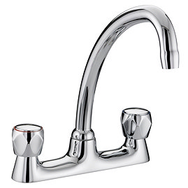 Bristan - Club Budget Deck Kitchen Sink Mixer - VAC-BDSM-C-MT Large Image