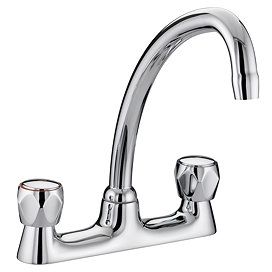 Bristan - Club Budget Deck Kitchen Sink Mixer - VAC-BDSM-C-MT Large Image
