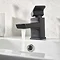 Bristan Cobalt Black Mono Basin Mixer with Clicker Waste  Standard Large Image