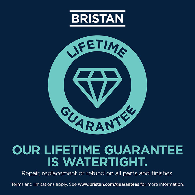 Bristan - Cobalt Thermostatic Recessed Dual Control Shower Valve with Integral Diverter