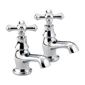 Bristan - Colonial Basin Taps - Chrome Plated - K-1/2-C Large Image