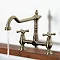 Bristan - Colonial Bridge Kitchen Sink Mixer - Antique Bronze - K-BRSNK-ABRZ  Profile Large Image