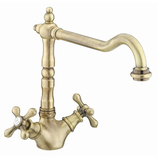 Bristan - Colonial Monobloc Kitchen Sink Mixer - Antique Bronze - K-SNK-ABRZ Large Image