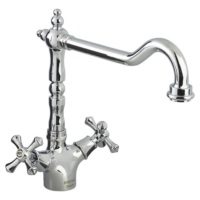 Bristan - Colonial Monobloc Easy-Fit Kitchen Sink Mixer - Chrome Large Image