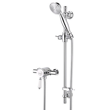 Bristan Colonial2 Thermostatic Surface Mounted Shower Valve + Adjustable Riser  Profile Large Image