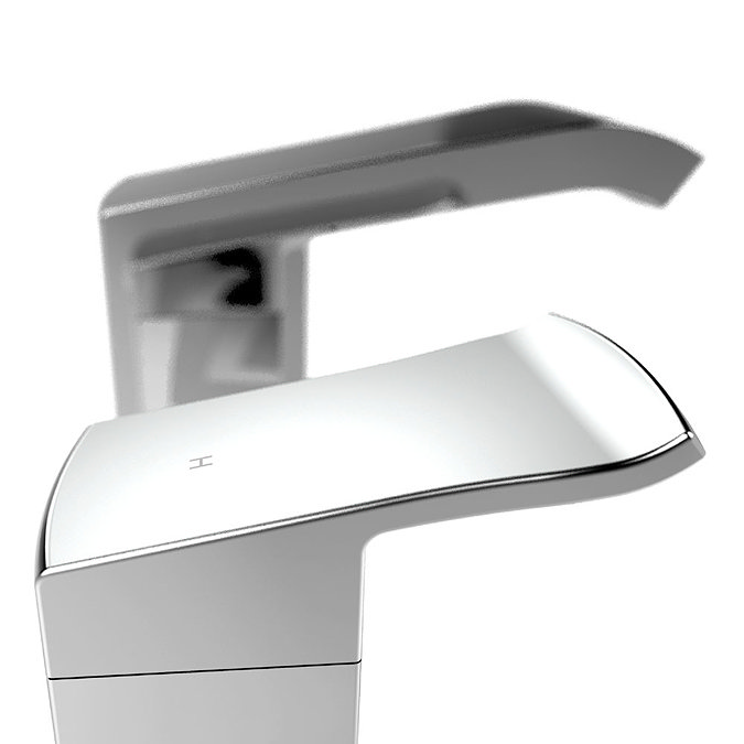 Bristan Descent 3 Hole Basin Mixer with Clicker Waste Feature Large Image
