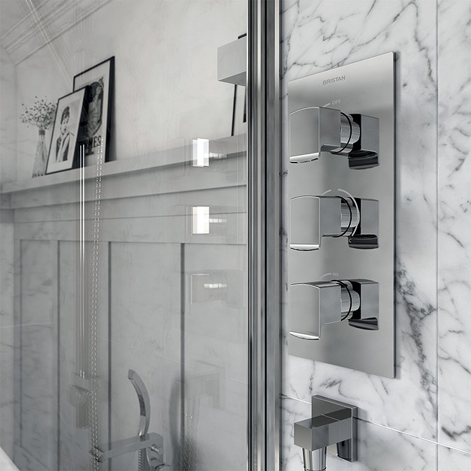Bristan Descent Luxury Fixed Head Shower Pack Standard Large Image