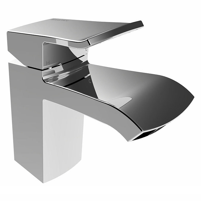 Bristan Descent Mono Basin Mixer with Clicker Waste  In Bathroom Large Image