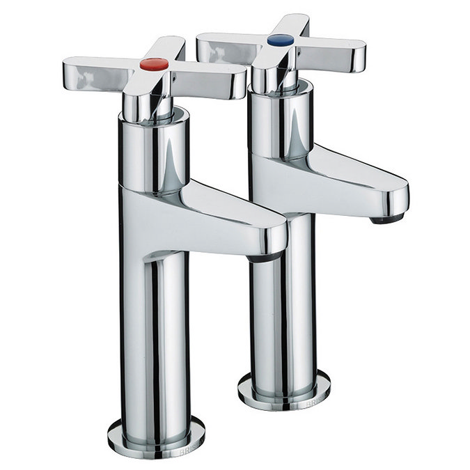 Bristan - Design Utility Crosshead High Neck Kitchen Taps - DUX-HNK-C Large Image