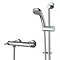 Bristan Design Utility Lever Bar Mixer with Adjustable Riser Kit & Fast Fit Wall Fixings  additional Large Image