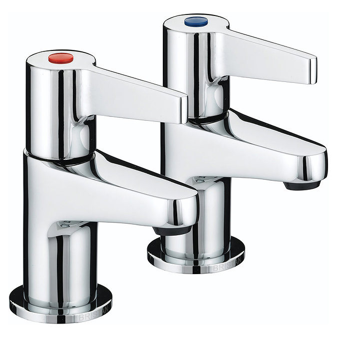 Bristan - Design Utility Lever Basin Taps - Chrome - DUL1/2C Large Image