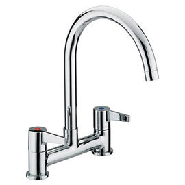 Bristan - Design Utility Lever Deck Kitchen Sink Mixer - DUL-DSM-C Medium Image