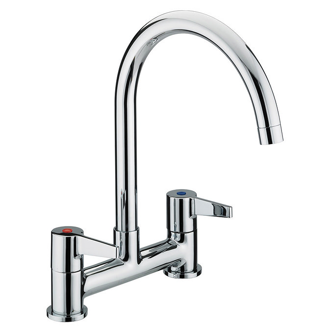 Bristan - Design Utility Lever Deck Kitchen Sink Mixer - DUL-DSM-C Large Image