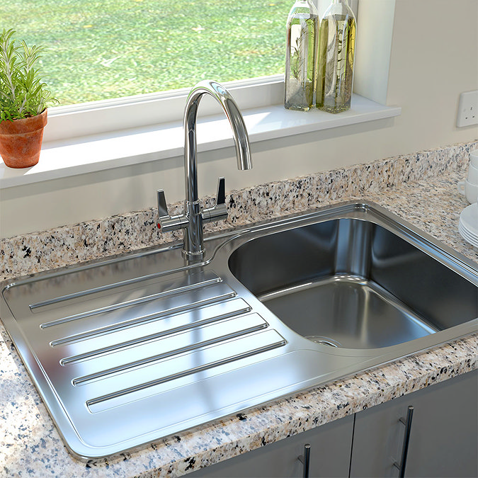 Bristan Design Utility Lever Easyfit Sink Mixer Chrome  Profile Large Image