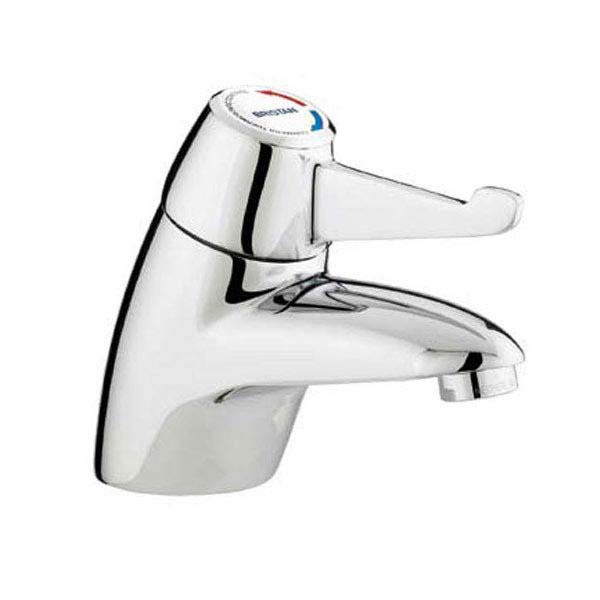 Bristan - DocM Close Coupled WC Pack with TMV3 Thermostatic Basin Mixer Tap - Blue Aluminium - DOCM-