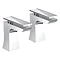 Bristan - Ebony Bath Taps - Chrome - EBY-3/4-C Large Image