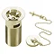 Bristan - Economy Basin Waste with Brass Plug - Gold - W-BSN3-G Large Image