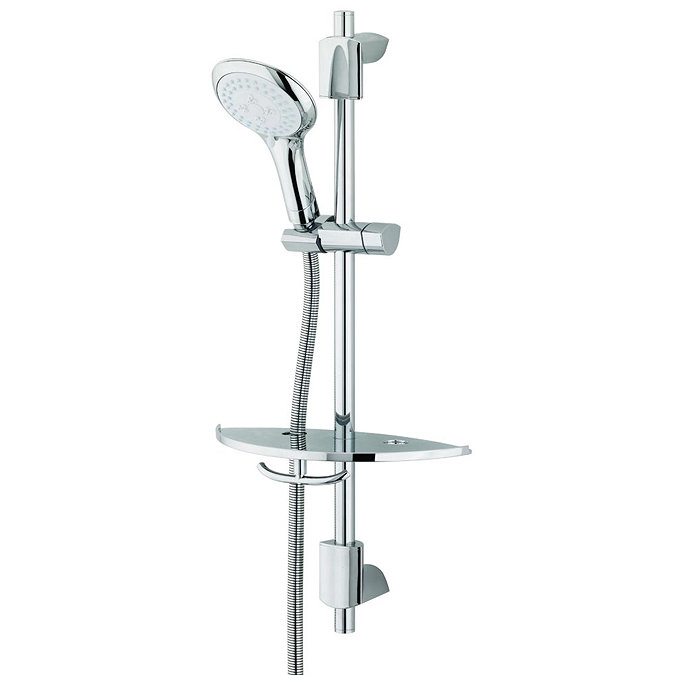 Bristan - EVO Shower Kit with Large Multi Function Handset & Shelf Large Image